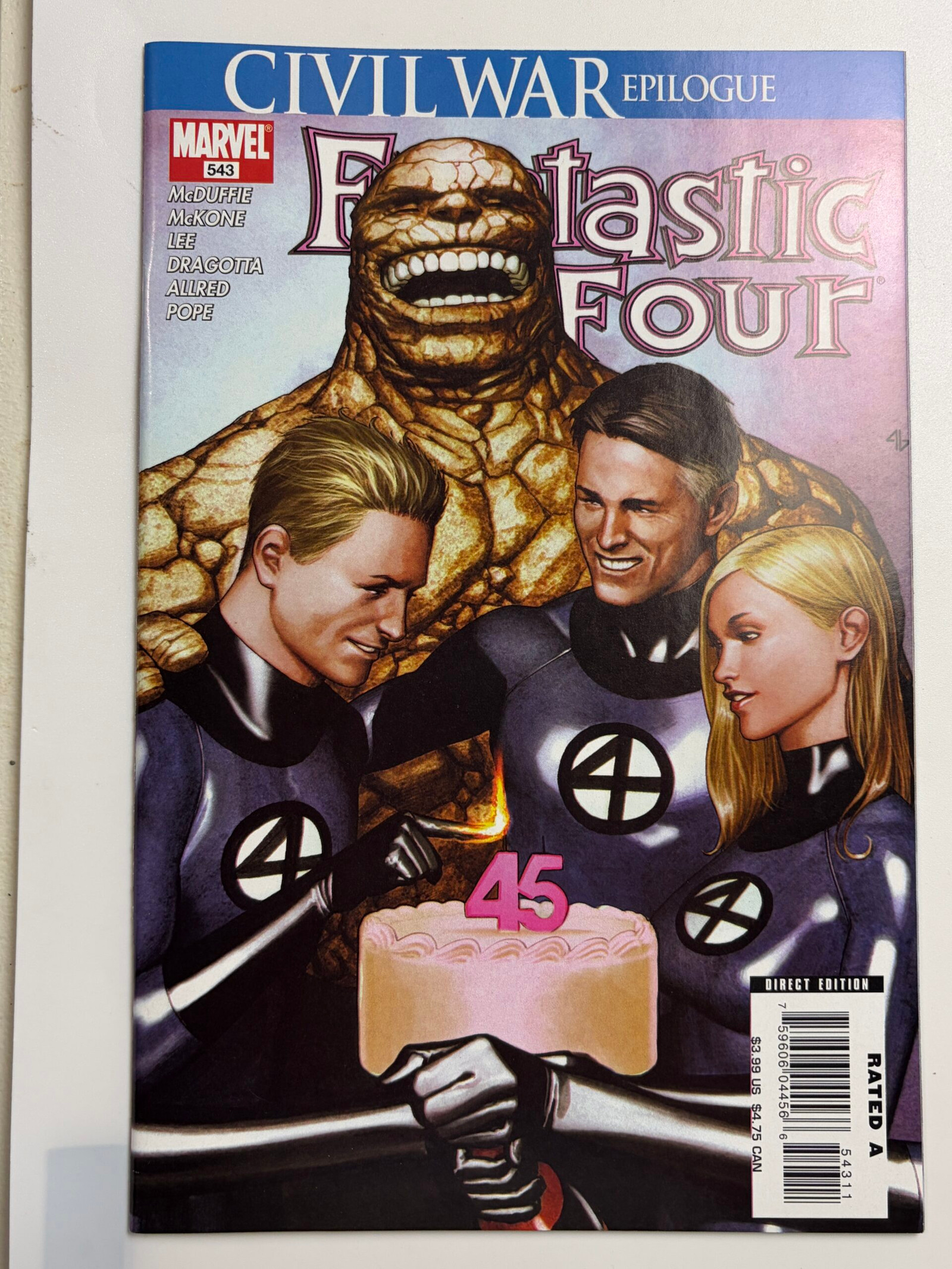 Fantastic Four #543 (2007) in 9.4 Near Mint  -$5.99 Unlimited Shipping