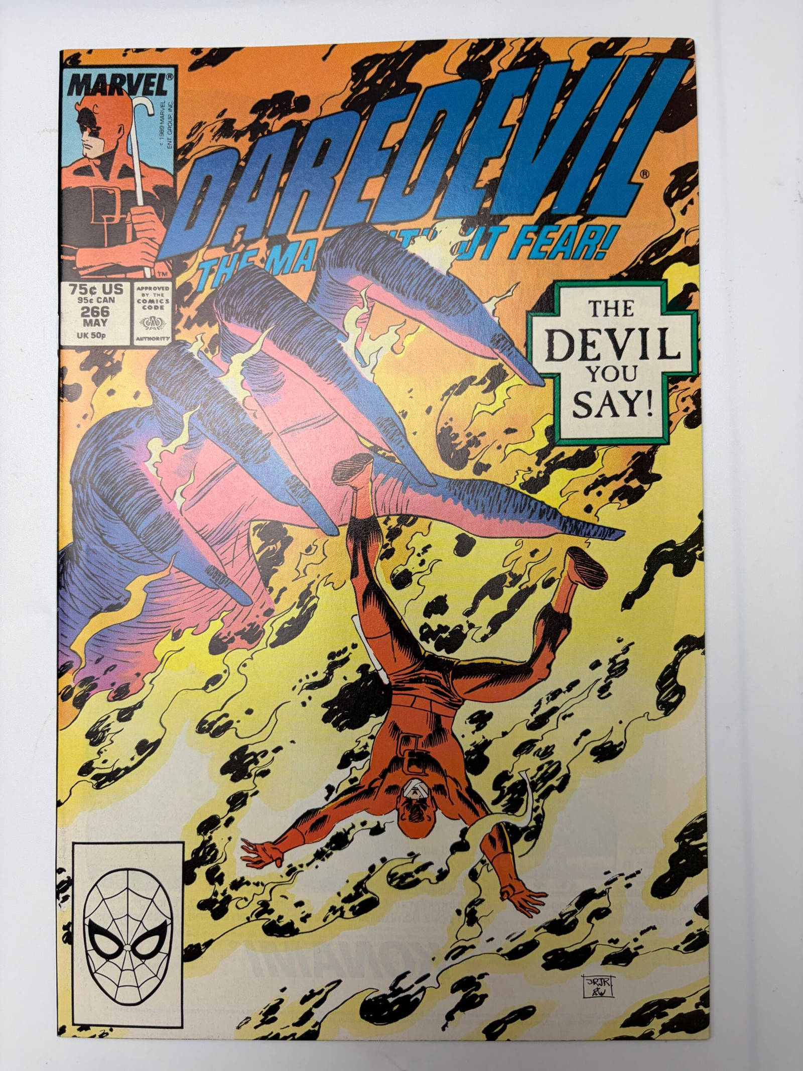 Daredevil #266 (1989) in 9.4 Near Mint  -$5.99 Unlimited Shipping